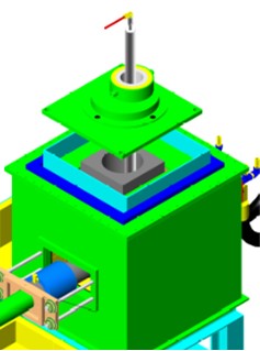 관련 설비 3D 렌더링